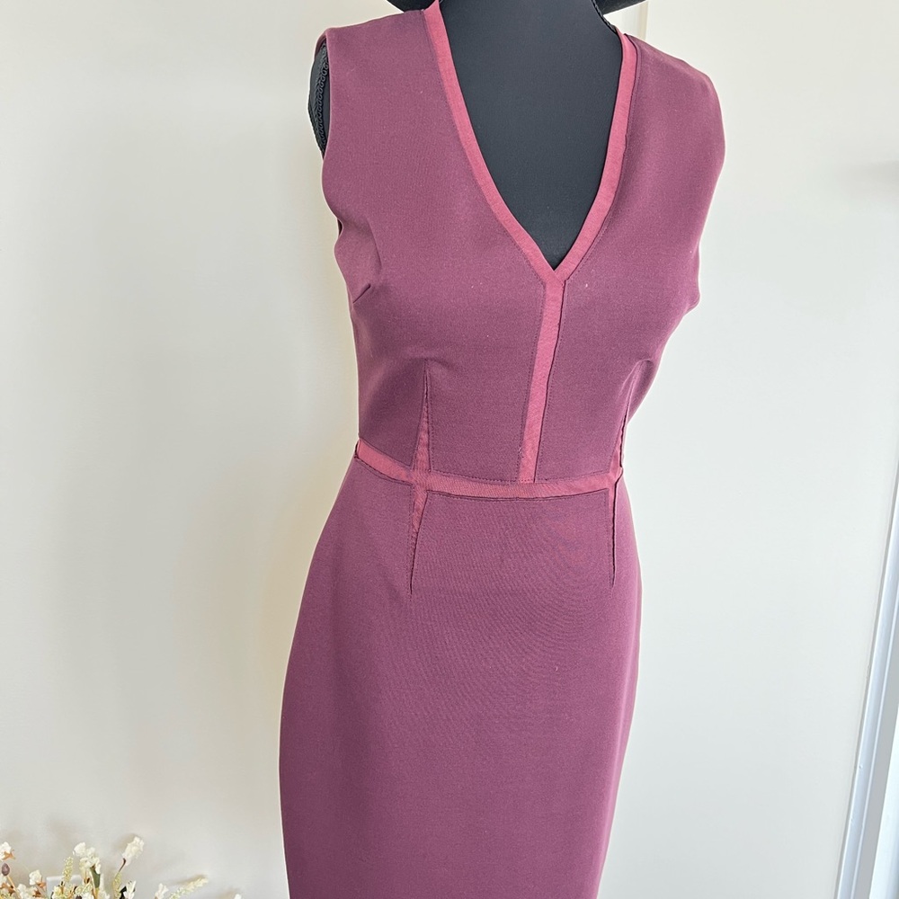 BAILEY 44 Elegant Plum Sleeveless Dress